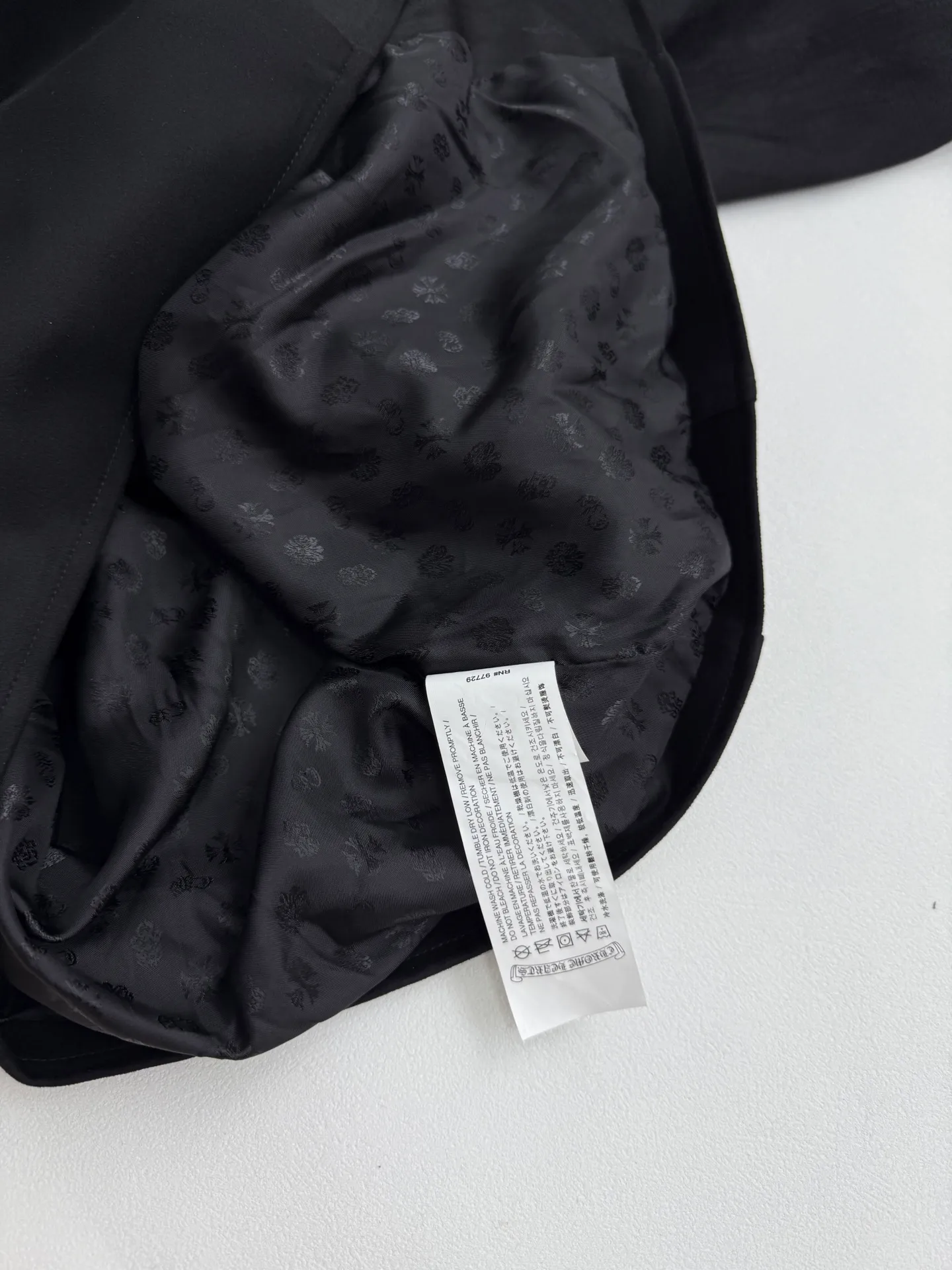 P580 Chrome Hearts Chrome Hearts Cuff Zipper Jacket S/M/L/XL